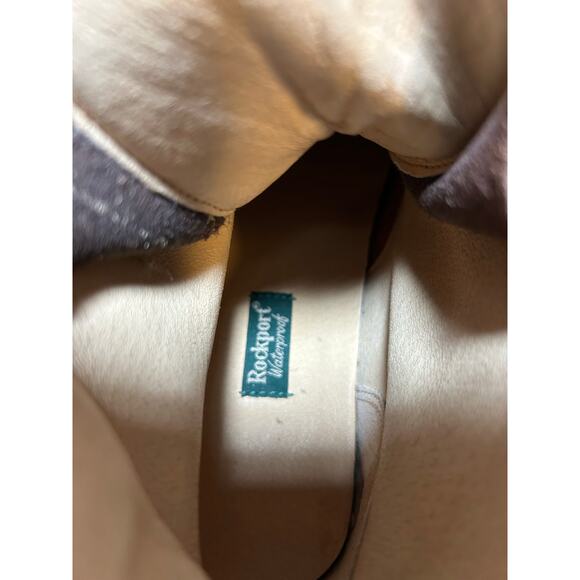 New! Rockport Waterproof Nubuck Leather Bracken Boot Brown Women’s Sz 8 W56701 - Picture 7 of 10